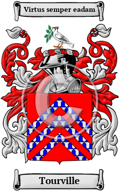 Tourville Family Crest Download (JPG) Heritage Series - 600 DPI