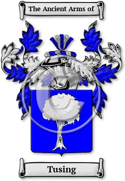 Tusing Family Crest Download (JPG) Legacy Series - 300 DPI