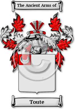 Toute Family Crest Download (jpg) Legacy Series - 150 DPI