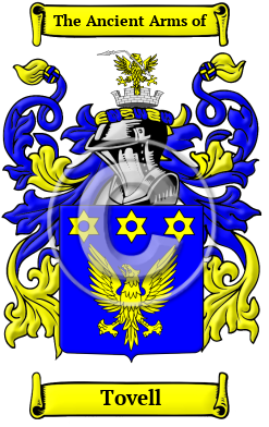 Tovell Family Crest Download (JPG) Heritage Series - 600 DPI