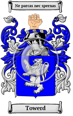 Towerd Family Crest/Coat of Arms