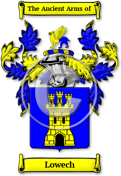 Lowech Family Crest Download (jpg) Legacy Series - 150 DPI