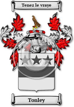 Tonley Family Crest Download (jpg) Legacy Series - 150 DPI