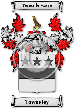 Towneley Family Crest Download (jpg) Legacy Series - 150 DPI