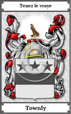 Townly Family Crest Download (JPG)  Book Plated - 150 DPI