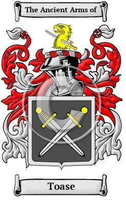 Toase Family Crest/Coat of Arms