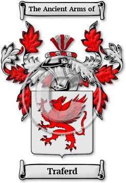 Traferd Family Crest Download (jpg) Legacy Series - 150 DPI