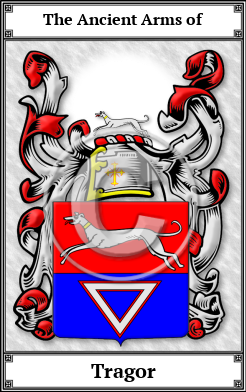 Tragor Family Crest Download (JPG)  Book Plated - 150 DPI
