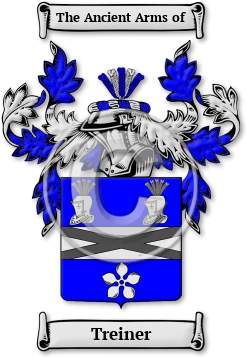 Treiner Family Crest Download (jpg) Legacy Series - 150 DPI