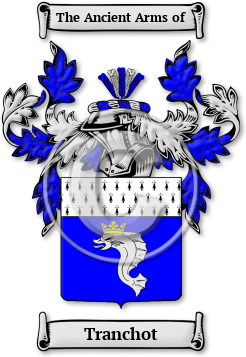 Tranchot Family Crest Download (JPG) Legacy Series - 600 DPI