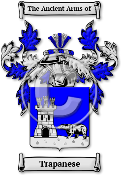 Trapanese Family Crest Download (jpg) Legacy Series - 150 DPI
