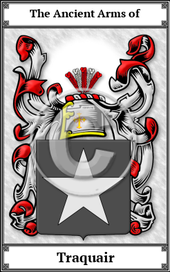 Traquair Family Crest Download (JPG)  Book Plated - 150 DPI