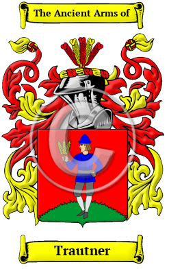 Trautner Family Crest Download (JPG) Heritage Series - 600 DPI