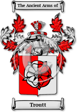 Troutt Family Crest Download (jpg) Legacy Series - 150 DPI