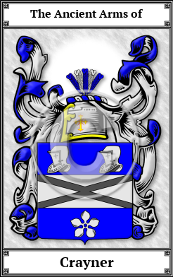 Crayner Family Crest Download (JPG)  Book Plated - 150 DPI