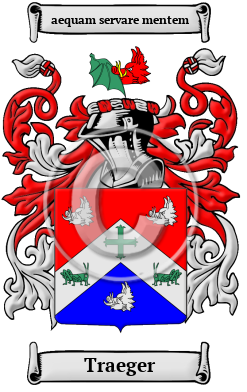 Traeger Family Crest Download (JPG) Heritage Series - 300 DPI