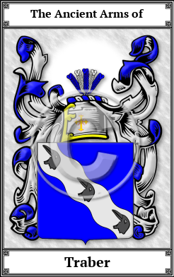 Traber Family Crest Download (JPG) Book Plated - 600 DPI