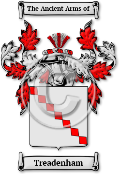 Treadenham Family Crest Download (JPG) Legacy Series - 600 DPI