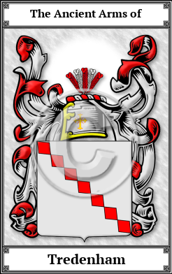Tredenham Family Crest Download (JPG) Book Plated - 600 DPI