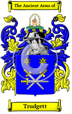 Trudgett Family Crest/Coat of Arms