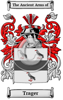 Trager Family Crest Download (JPG) Heritage Series - 600 DPI