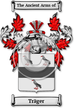 Träger Family Crest Download (jpg) Legacy Series - 150 DPI