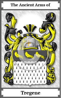 Tregene Family Crest Download (JPG)  Book Plated - 150 DPI