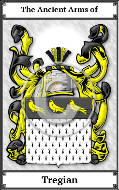 Tregian Family Crest Download (JPG)  Book Plated - 150 DPI