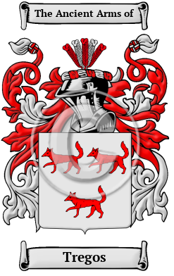 Tregos Family Crest Download (JPG) Heritage Series - 600 DPI