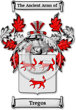 Tregos Family Crest Download (jpg) Legacy Series - 150 DPI