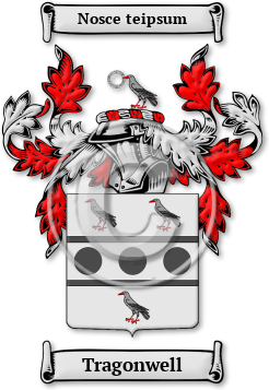 Tragonwell Family Crest Download (jpg) Legacy Series - 150 DPI
