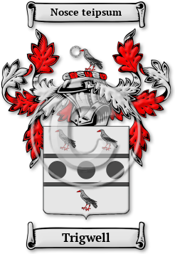 Trigwell Family Crest Download (jpg) Legacy Series - 150 DPI