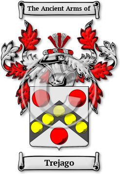 Trejago Family Crest Download (jpg) Legacy Series - 150 DPI