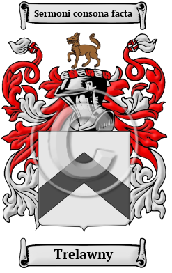 Trelawny Family Crest/Coat of Arms
