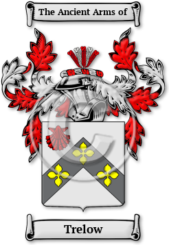 Trelow Family Crest Download (jpg) Legacy Series - 150 DPI