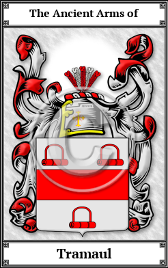 Tramaul Family Crest Download (JPG)  Book Plated - 150 DPI