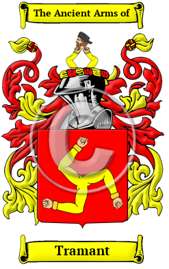 Tramant Family Crest/Coat of Arms