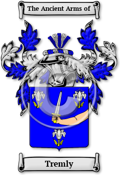 Tremly Family Crest Download (jpg) Legacy Series - 150 DPI