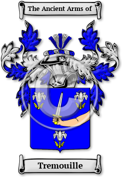 Tremouille Family Crest Download (jpg) Legacy Series - 150 DPI