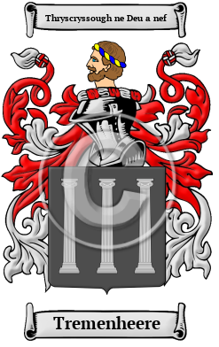 Tremenheere Family Crest Download (JPG) Heritage Series - 600 DPI