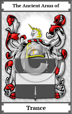 Trance Family Crest Download (JPG)  Book Plated - 150 DPI