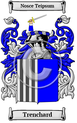 Trenchard Family Crest Download (JPG) Heritage Series - 600 DPI