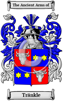 Tränkle Family Crest Download (JPG) Heritage Series - 300 DPI