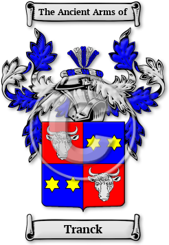 Tranck Family Crest Download (jpg) Legacy Series - 150 DPI