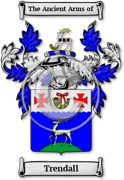 Trendall Family Crest Download (jpg) Legacy Series - 150 DPI