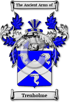 Trenholme Family Crest Download (jpg) Legacy Series - 150 DPI