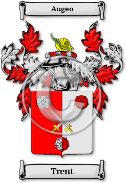 Trent Family Crest Download (jpg) Legacy Series - 150 DPI