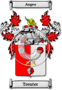 Trenter Family Crest Download (jpg) Legacy Series - 150 DPI
