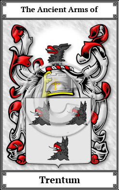 Trentum Family Crest Download (JPG)  Book Plated - 150 DPI