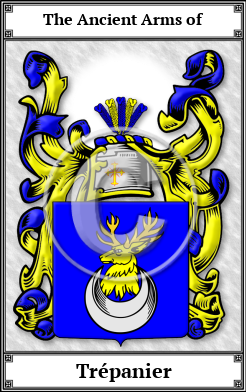 Trépanier Family Crest Download (JPG)  Book Plated - 150 DPI